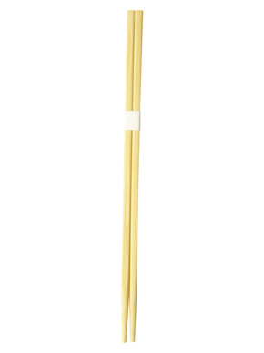 竹角箸　白帯巻き　２１ｃｍ　１００膳入
