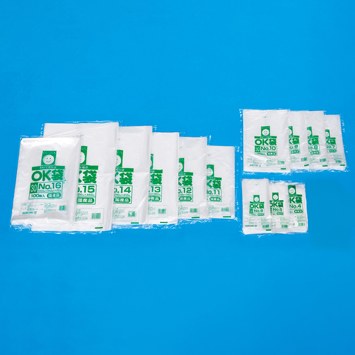 ＯＫ袋（0.03mm）　１０号紐付　１００枚入