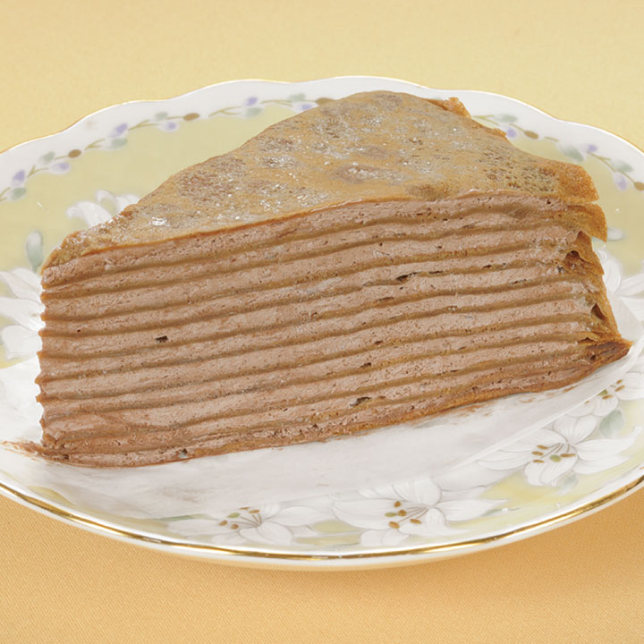 小久保製氷冷蔵）北海道ミルクレープ　チョコ約320g（4個入）