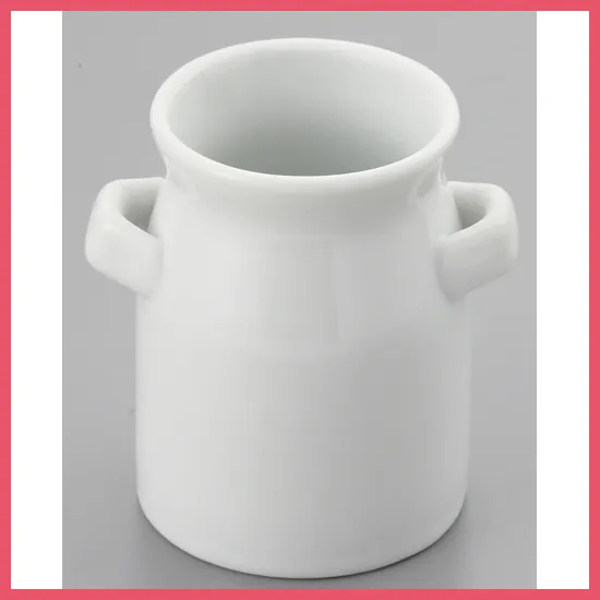 【個人宅・沖縄不可】デザート容器･陶器　ミルク缶Ｓ　１２０個入【直送品：Ｂ】
