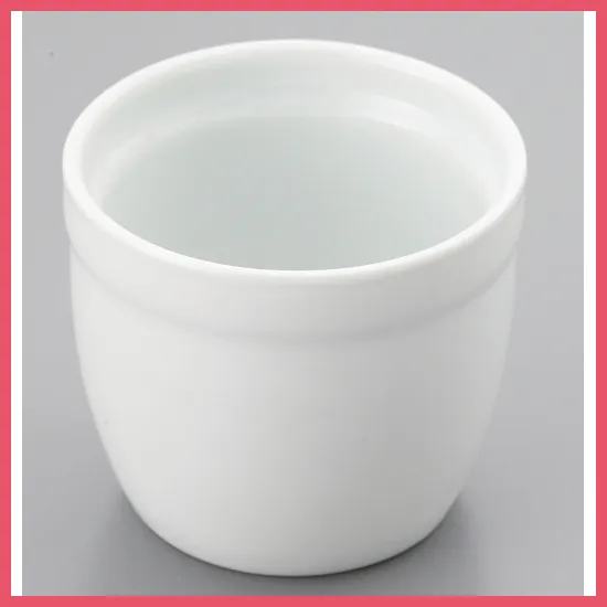 【個人宅・沖縄不可】デザート容器･陶器　プリンカップ（小）　１９２個入【直送品：Ｂ】