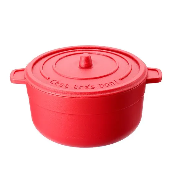 【個人宅・沖縄不可】デザート容器　ＰＰカップ　ポトフ赤　１６０個入【直送品：Ｂ】