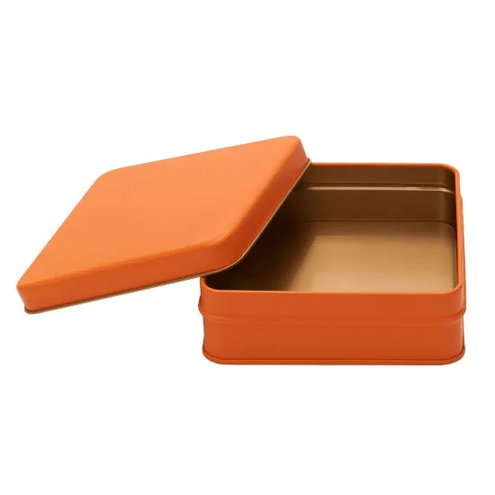 【個人宅・北海道・沖縄不可】Ｃａｎｄｙ缶　スクエア缶　パンプキン　６０個入【直送品：Ｚ－Ｃ】