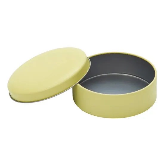 【個人宅・北海道・沖縄不可】Ｃａｎｄｙ缶　ラウンド缶　クリームイエロー　１５０個入【直送品：Ｚ－Ｃ】