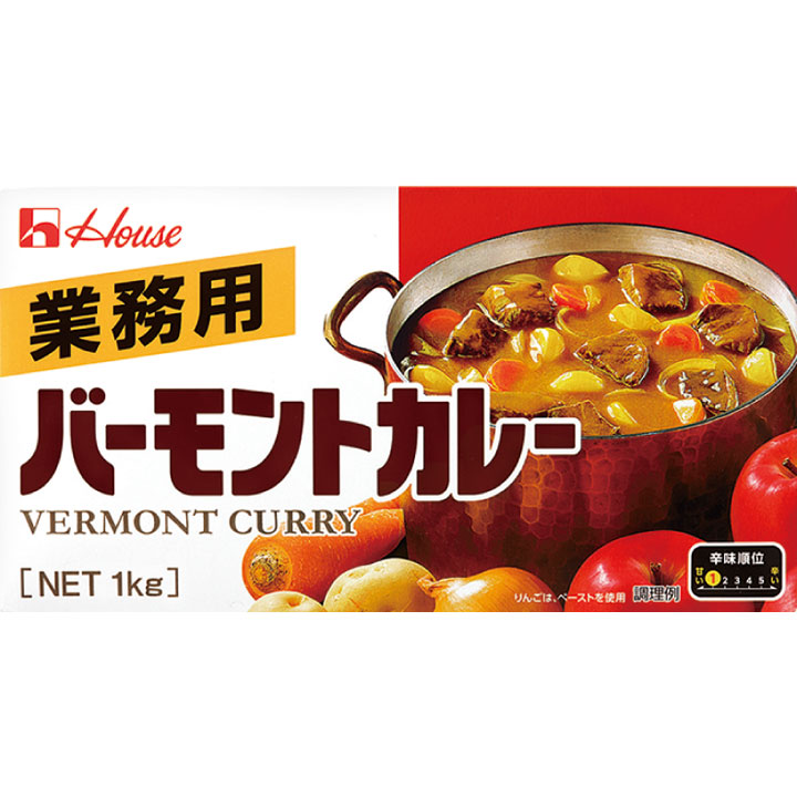 ハウスギャバン）業務用バーモントカレー1Kg