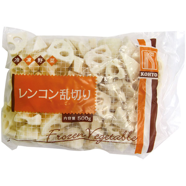 輸入）れんこん乱切　500g（約7～9g×55～70個入）
