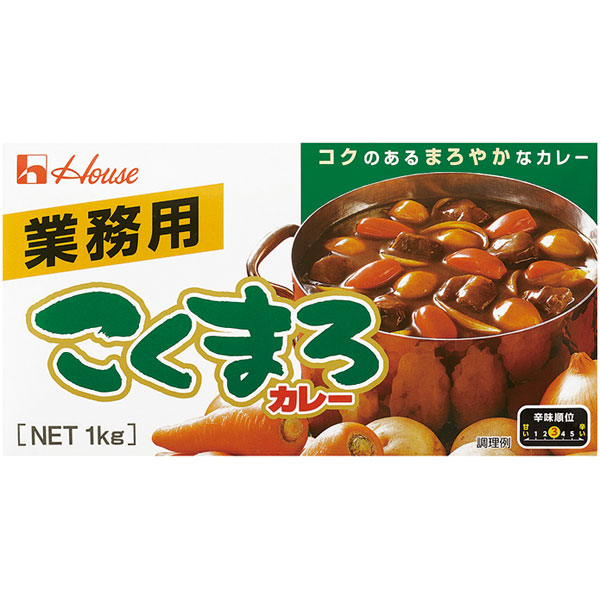 ハウスギャバン）こくまろカレー　1kg（固形）