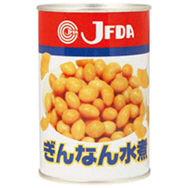 【9月～12月月間特売】ジェフダ）ぎんなん水煮　7号缶（固形180g、内容総量290g）
