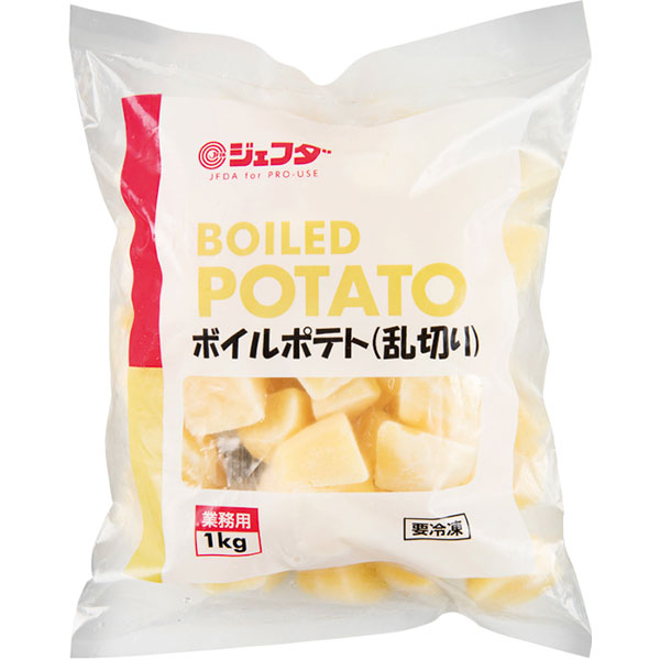 ジェフダ）ボイルポテト（乱切り）　1kg（約13～17g×60個入）