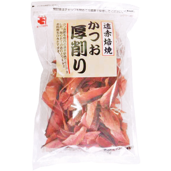 かね七）遠赤焙焼かつお厚削り　100g