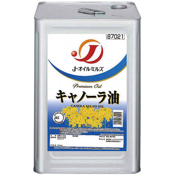 J－オイルミルズ）Jキャノーラ油　1斗缶16.5kg