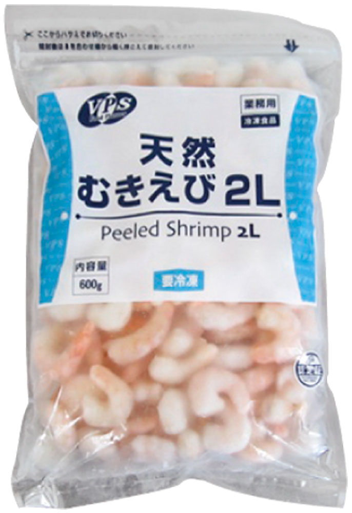 VPS）天然むきえび 2L（80/120）　1kg NET600g