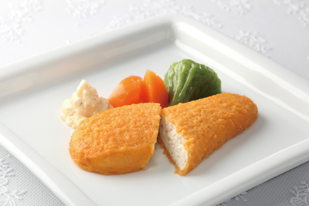 【介護】ヤヨイ）SF白身魚フライ風ムース400g（10個入）