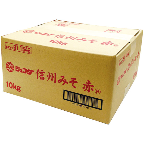 ジェフダ）信州みそ（赤）　10kg