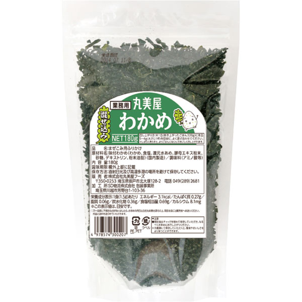 丸美屋フーズ）混ぜ込みわかめ わかめ　180g