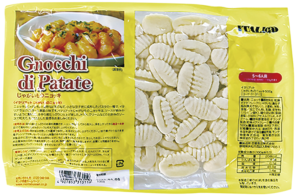 モンテ物産）イタリアット・じゃがいもの ニョッキ　５００ｇ