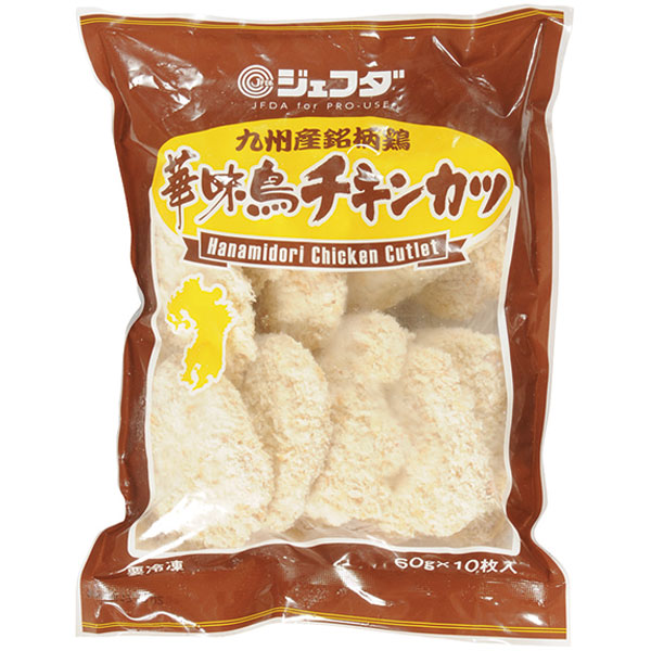 ジェフダ）華味鳥チキンカツ　約60g×10枚入