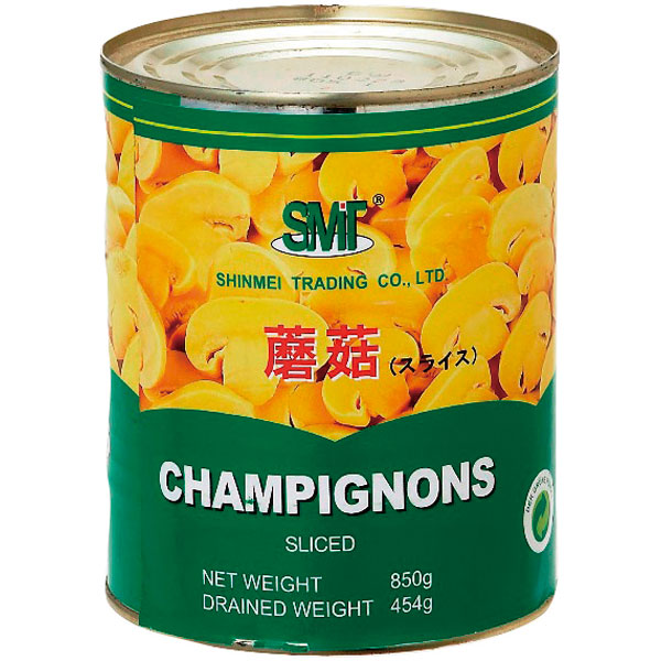 信明商事）マッシュルーム（スライス）　2号缶（固形454g）