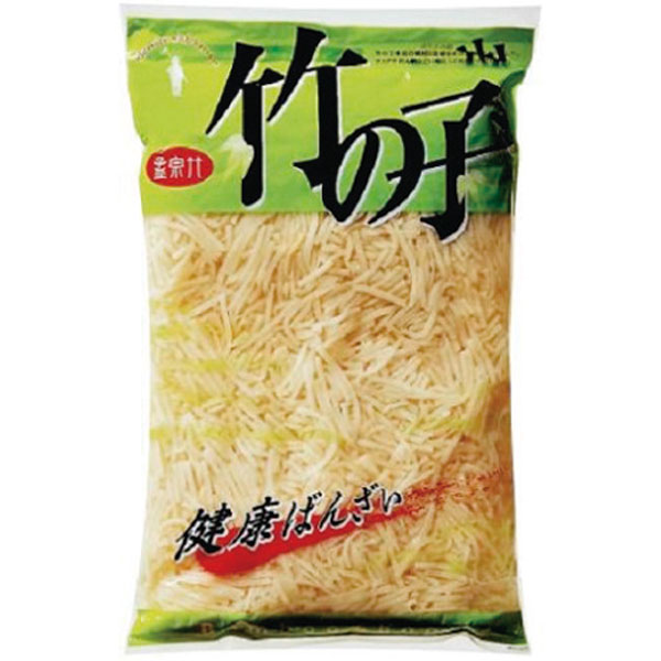 信明商事）竹の子水煮 千切　1kg（固形1kg）