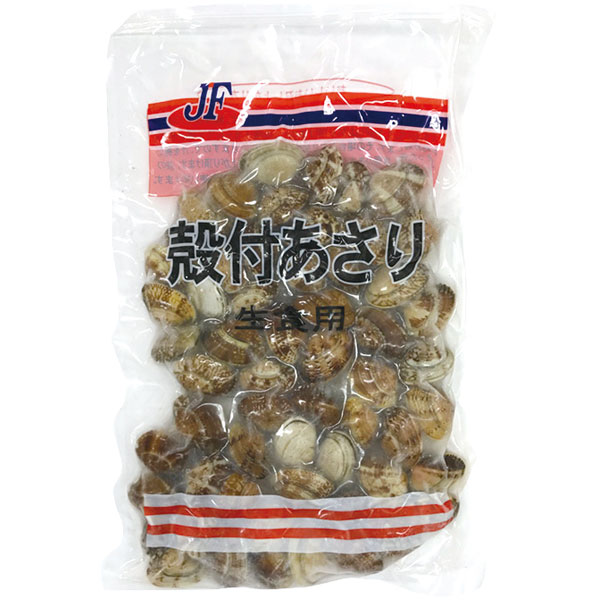 マリンデリカ）殻付あさり　500g（約8.9g×51～60粒入）