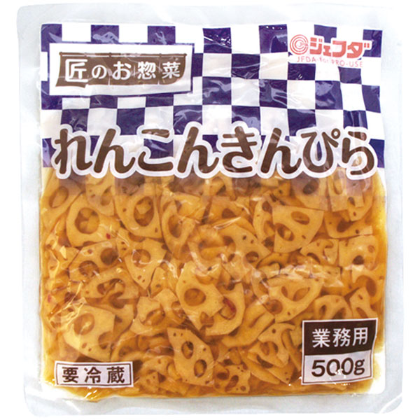 ジェフダ）れんこんきんぴら　500g（固形375g）