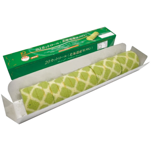 【売尽し】20カットロール（北海道産Wメロン） 　210g
