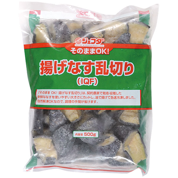 ジェフダ）そのままOK！揚げなす乱切り　500g