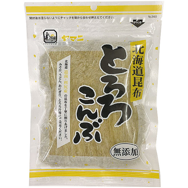 ヤマニ）北海道産とろろ昆布　60g
