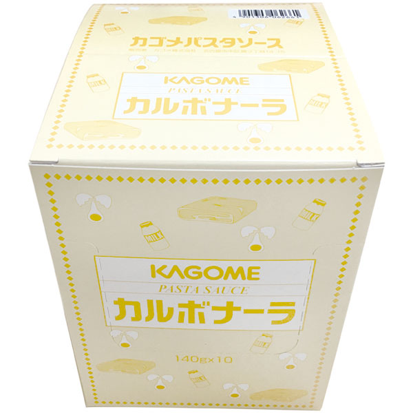 カゴメ）パスタソース カルボナーラ　140g×10食入