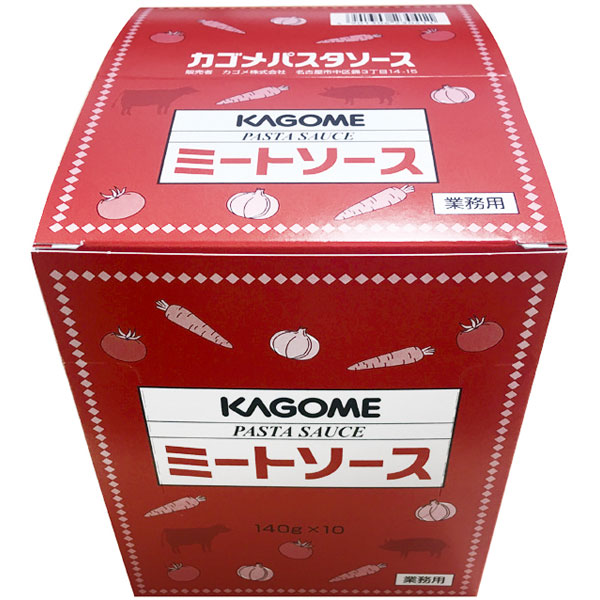 カゴメ）カゴメミートソース　140g×10食入