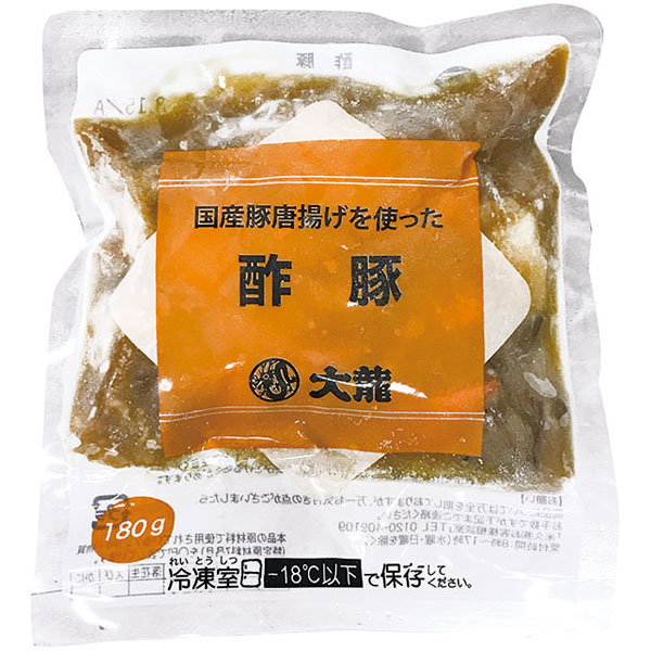 米久）国産豚唐揚げを使った酢豚　180g