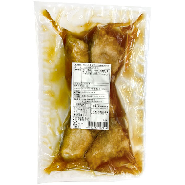 小野食品）やわらか煮魚 ブリの甘酢あんかけ　300g（5切入）
