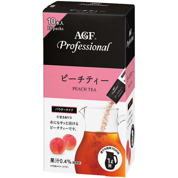 味の素AGF）AGFプロフェッショナル ピーチティー1L用　13g×10本入