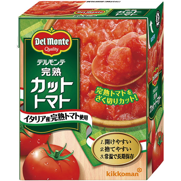 キッコーマン食品）デルモンテ 完熟カットトマト　388g