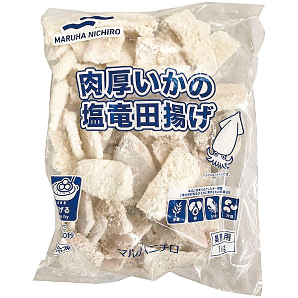 【売尽し】マルハニチロ）肉厚いかの塩竜田揚げ　1kg