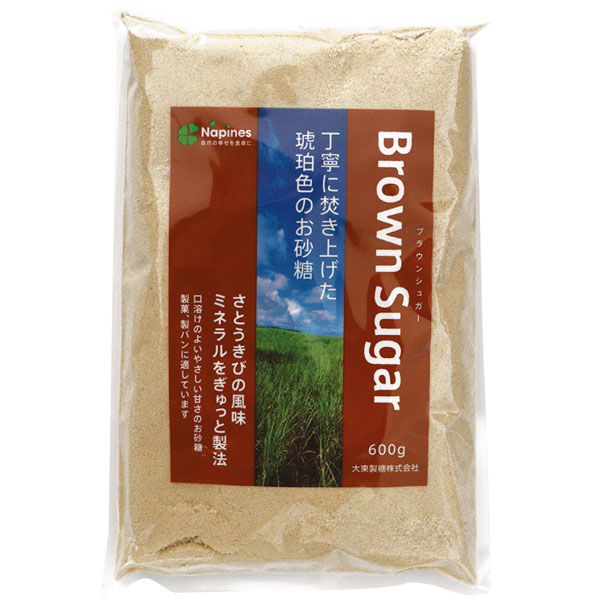 【在庫処分】大東製糖）ブラウンシュガー　６００ｇ