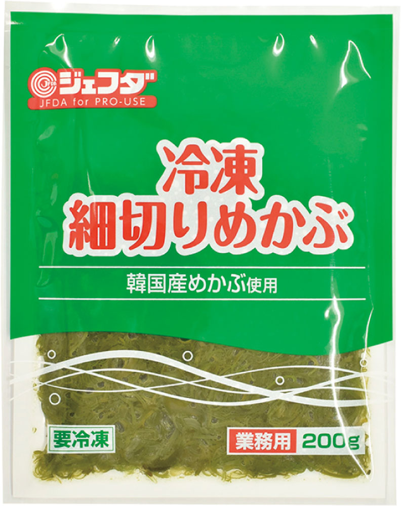 【9月～12月月間特売】ジェフダ）冷凍細切りめかぶ(韓国産）
