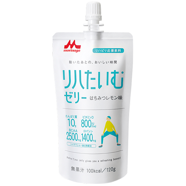 【介護】森永乳業）リハたいむゼリーＲ（はちみつレモン）１２０ｇ