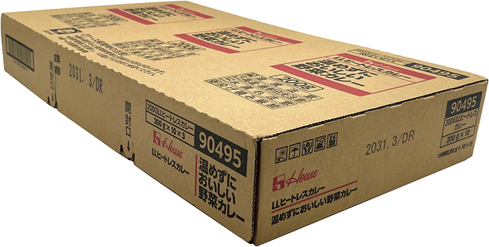 ハウス食品）LLヒートレスカレー（温めずにおいしい野菜カレー）　200g×30食入