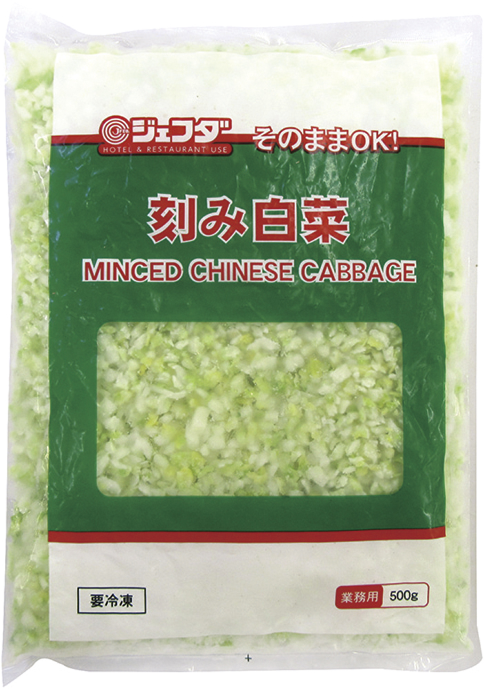 ジェフダ）そのままＯＫ！刻み白菜　中国産　500ｇ