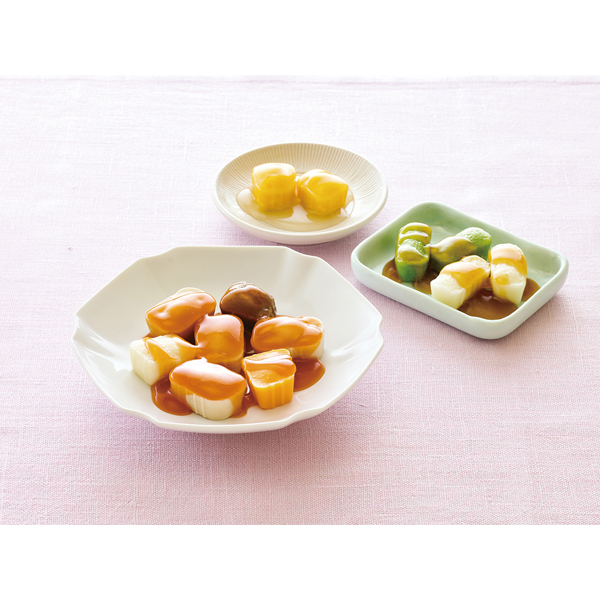 【介護】ウミオス）やさしいおかずセット昼・夜のムース食 酢豚A　1食165g
