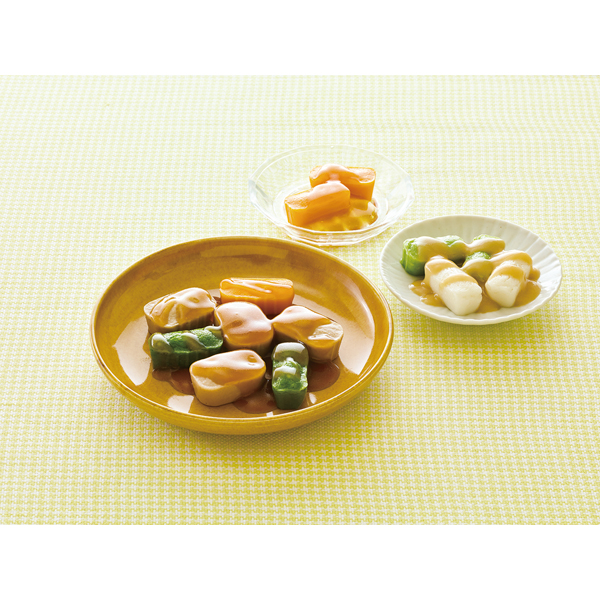 【介護】ウミオス）やさしいおかずセット昼・夜のムース食 牛肉のオイスター炒めA　1食160g