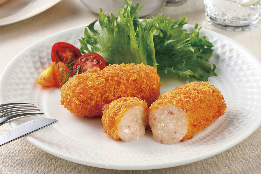 ニチレイ）宮城県蔵王産ミルクのとろ～りクリームコロッケ（かに入り）　７００ｇ