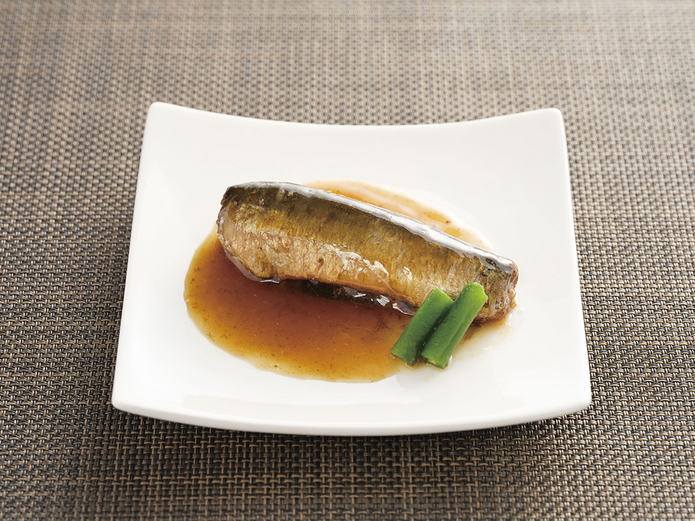 小野食品）やわらか煮魚イワシ山椒煮L　300g（5切入）