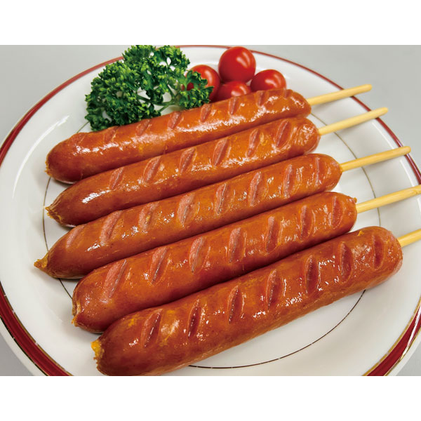 【新商品】ジェフダ）串フランク90　450g（5本入）