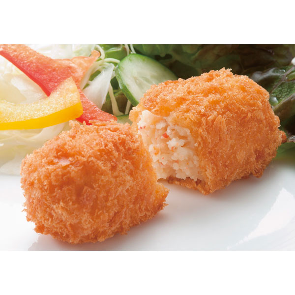 【新商品】ジェフダ）ベーシック カニ入りコロッケ　4kg（100個入）