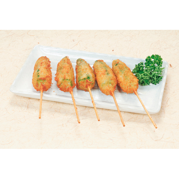 八幡フーズ）串揚げ名人 オクラ串　240g（20g×12本）