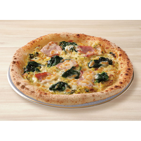 【新商品】ナポリの窯）NAPOLI PIZZA FROZENベーコンとほうれん草のキッシュクリーム　260g（1枚）