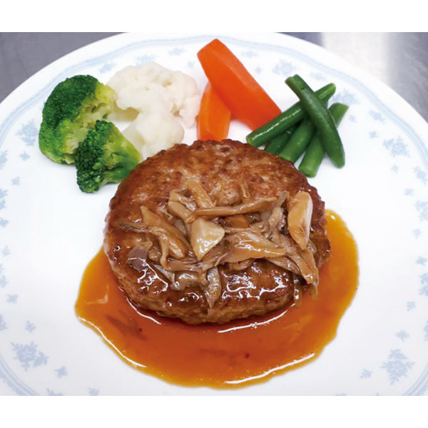 昔亭）まいたけ照焼きソースハンバーグ　110g