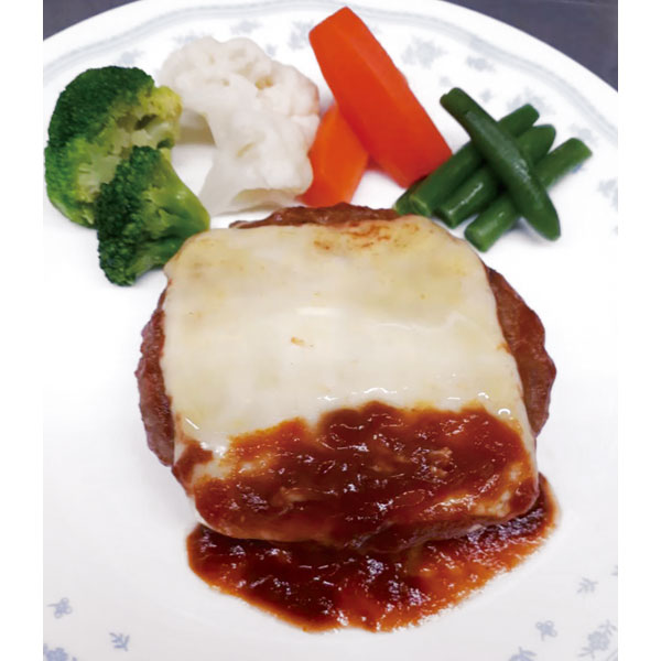 昔亭）チーズトマトソースハンバーグ　110g